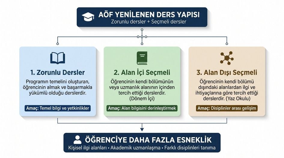 Anadolu Üniversitesi Açıköğretim'de seçmeli ders dönemi başladı