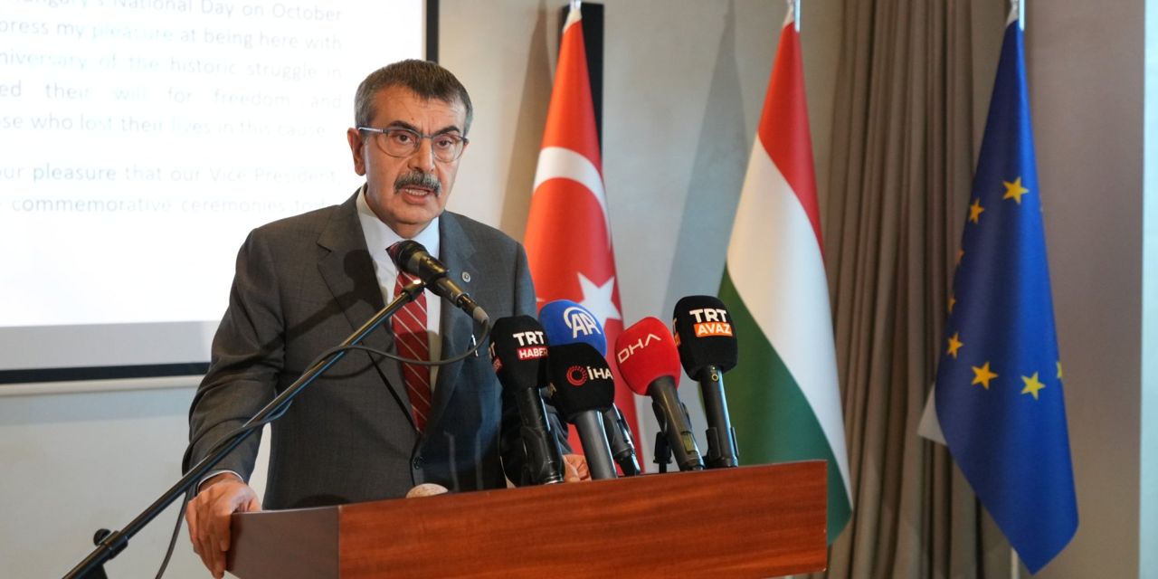 Bakan Tekin, Macaristan Millî Günü resepsiyonuna katıldı